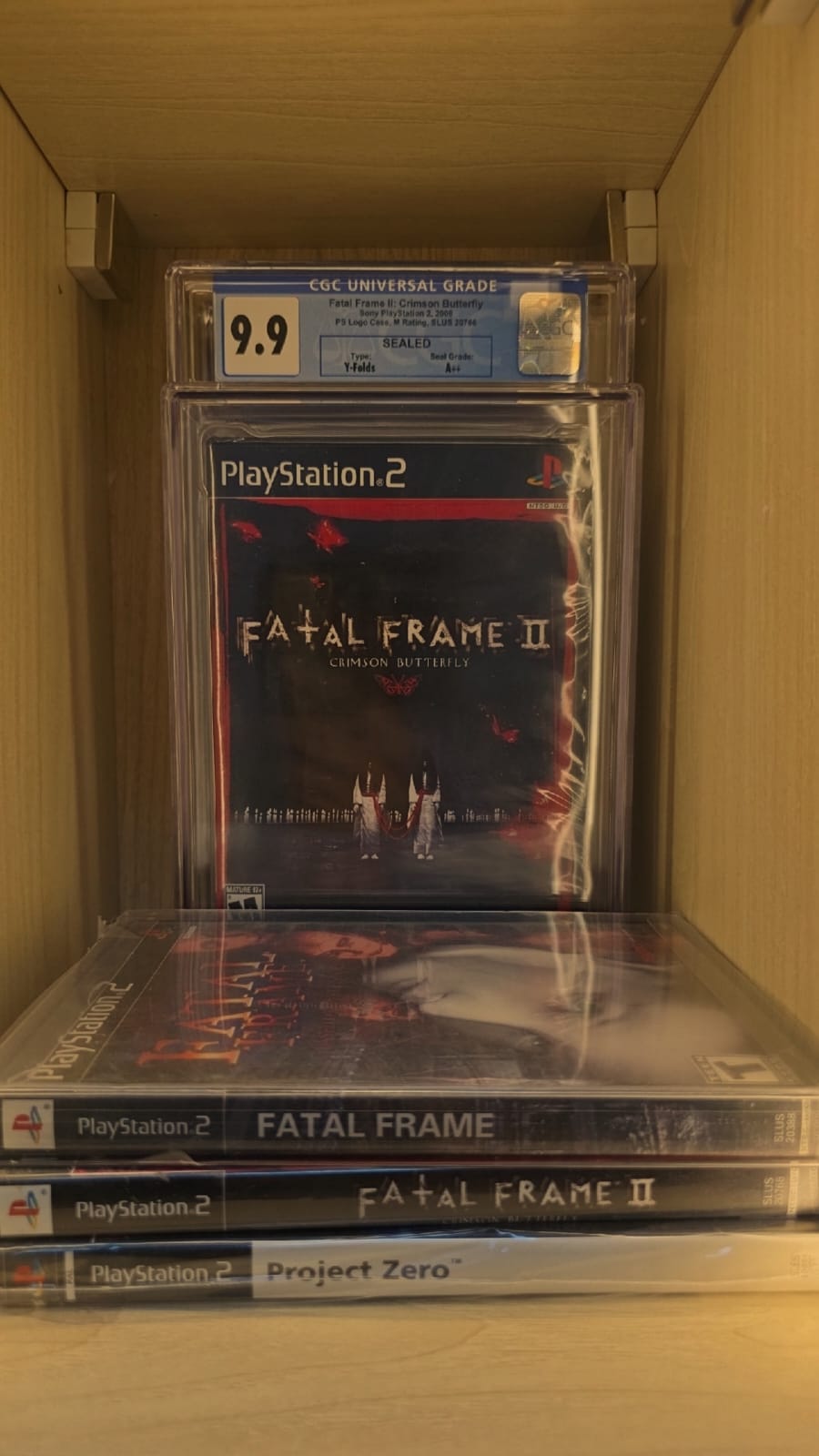 Tecmo Fatal Frame II: Crimson Butterfly Sony PlayStation 2, 2003 PS2 CGC 9.9 A++